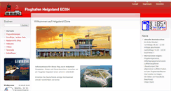 Desktop Screenshot of flughafen-helgoland.de
